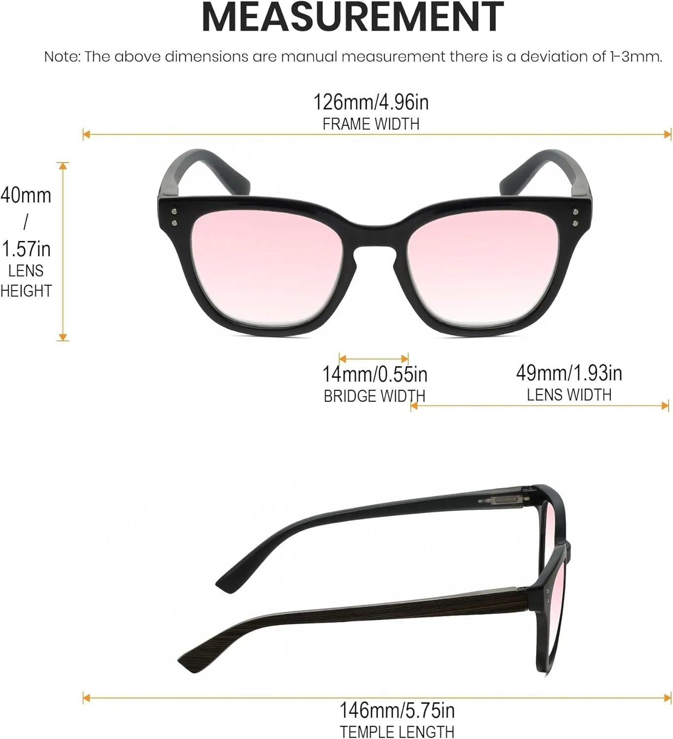 Calabria R860 FL 41 Reading Glasses Pink Tint Migraine FL41 Fluorescent Light Sensitivity Indoor Outdoor Photophobia Readers