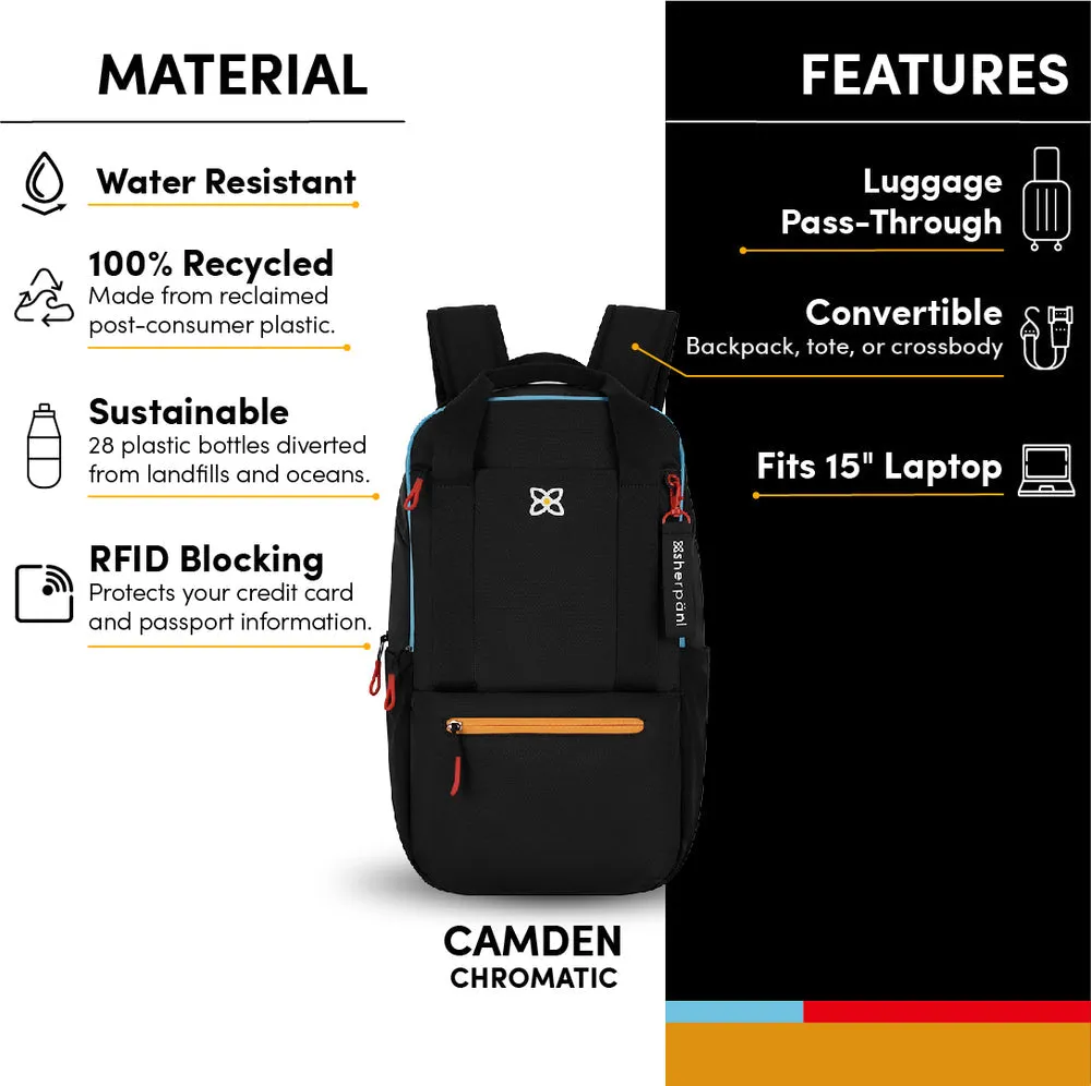 Camden Convertible Backpack
- Sherpani
