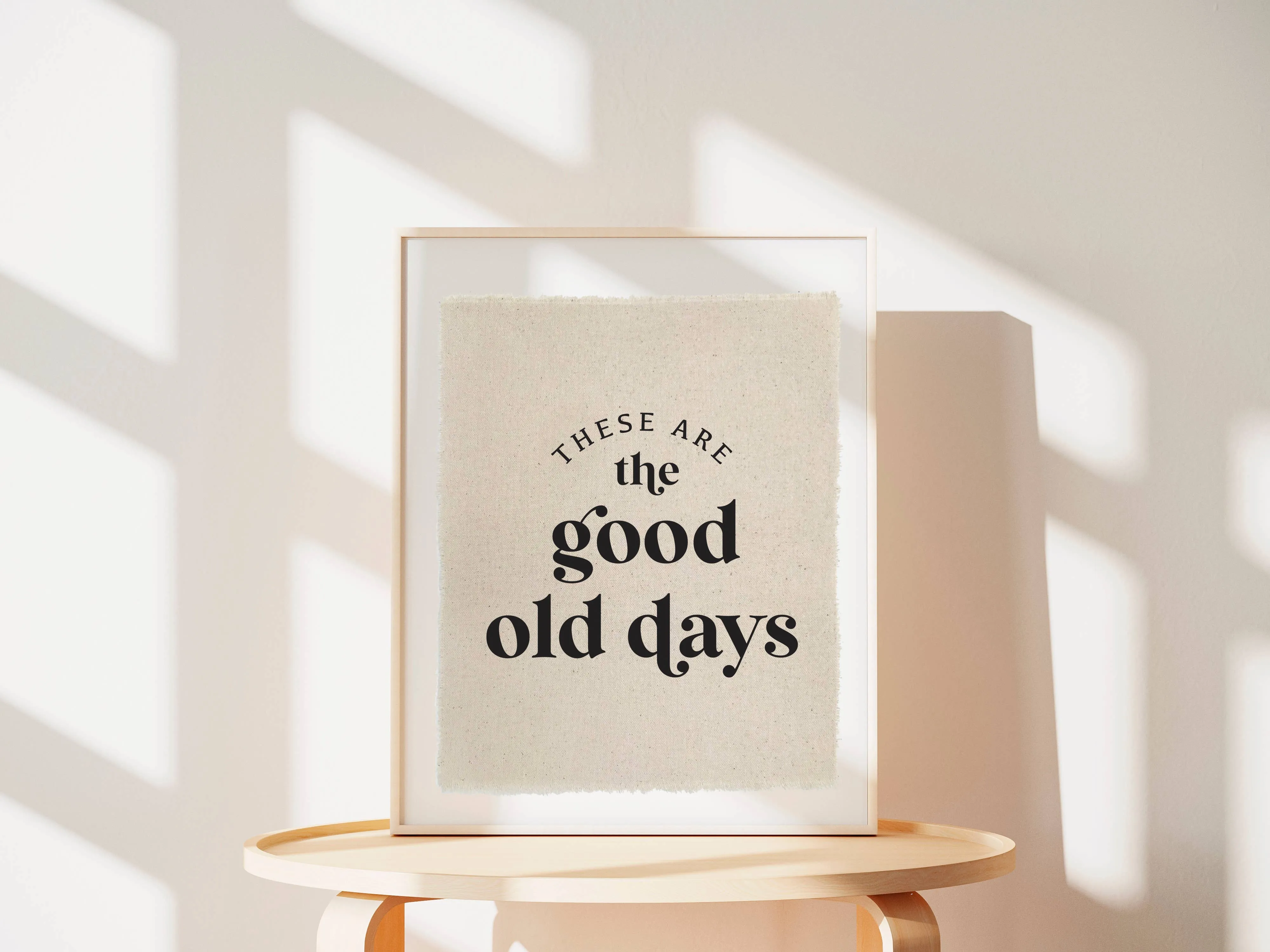 Canvas Print Good Old Days