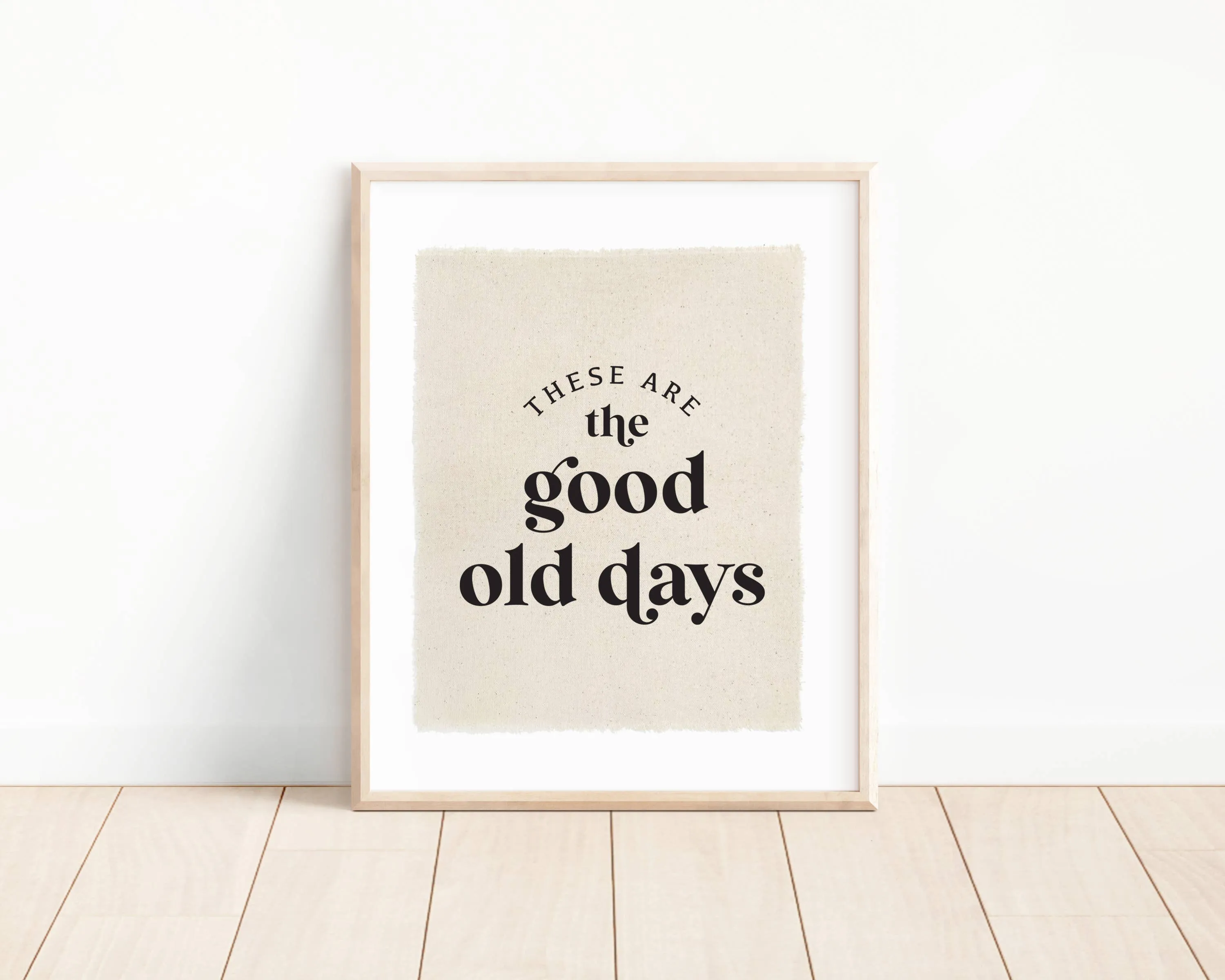Canvas Print Good Old Days