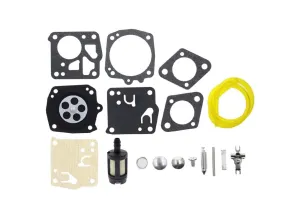 Carburetor Rebuild Kit for Homelite XL12, SXLAO, SUPER XL, XL-98, SXL Auto Chain Saw - Carb Kit - Hex Fastener - Coarse Thread - Grade B8