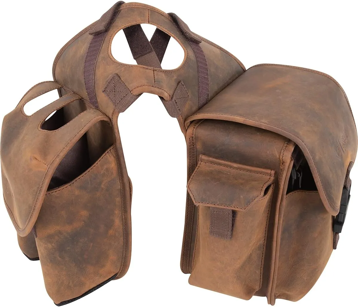 Cashel Company Distressed Leather Small Horn Bag Distressed Small