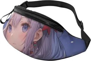 Casual Christmas Tree (2) Printed Fanny Pack,Crossbody Fanny packs for women Men Waist Bag for Running Travel