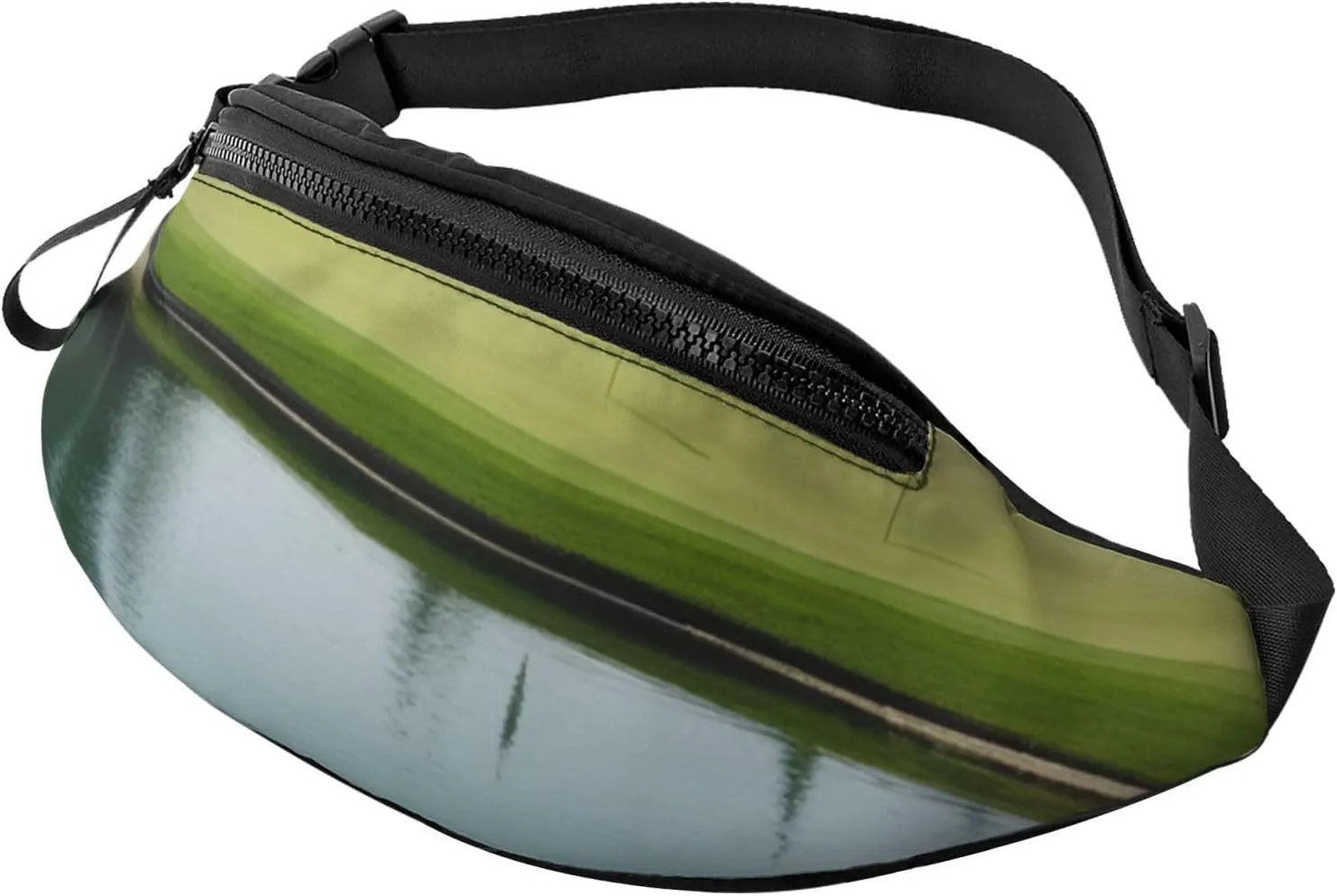 Casual Golf Course Lawn Printed Fanny Pack,Crossbody Fanny packs for women Men Waist Bag for Running Travel