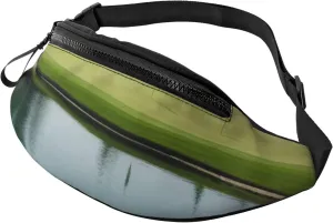 Casual Golf Course Lawn Printed Fanny Pack,Crossbody Fanny packs for women Men Waist Bag for Running Travel