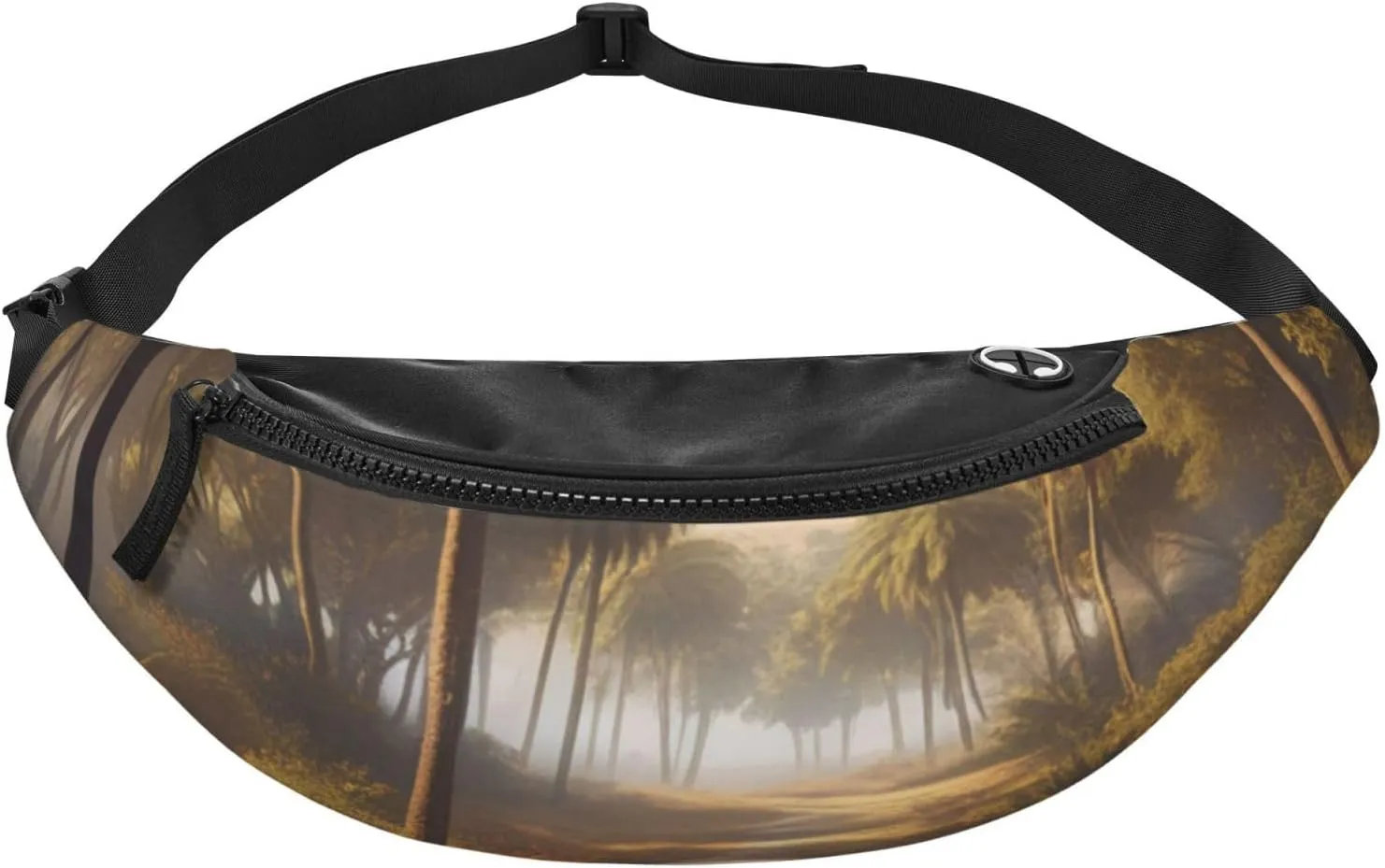 Casual Mystical Mirage Printed Fanny Pack,Crossbody Fanny packs for women Men Waist Bag for Running Travel