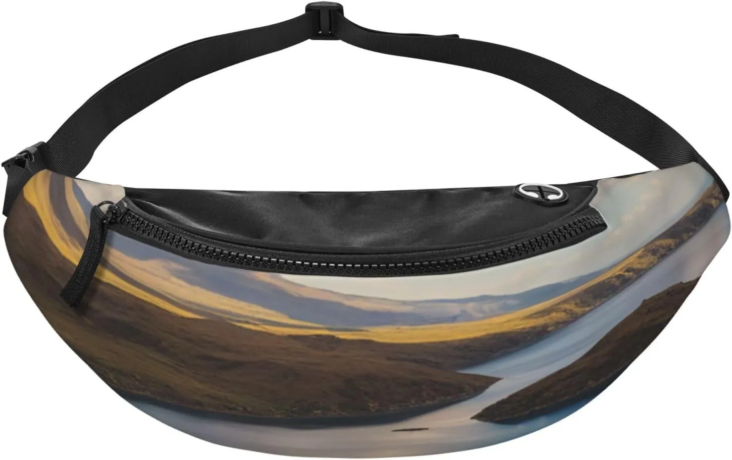 Casual Sapphire Skies Printed Fanny Pack,Crossbody Fanny packs for women Men Waist Bag for Running Travel