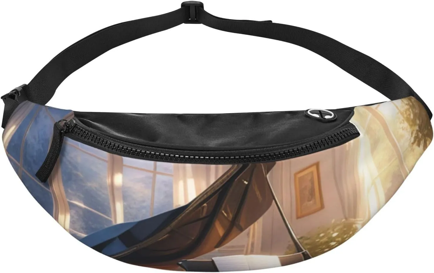 Casual Starlit Symphony Printed Fanny Pack,Crossbody Fanny packs for women Men Waist Bag for Running Travel
