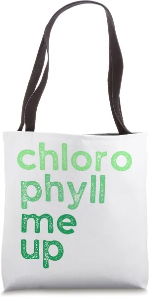 Chlorophyll Pun- Health Trend- Liquid Chrolophyll Funny Joke Tote Bag