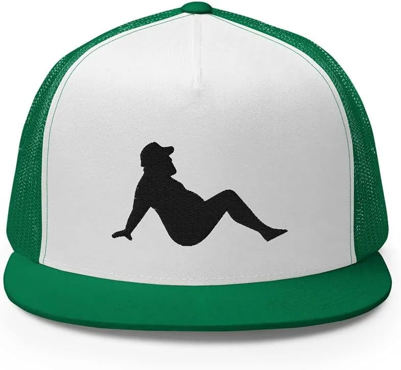 Chubby Fat Thick Guy Embroidered Trucker Hat Cap