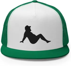 Chubby Fat Thick Guy Embroidered Trucker Hat Cap