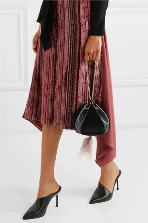 Cindy Feather Black Velvet