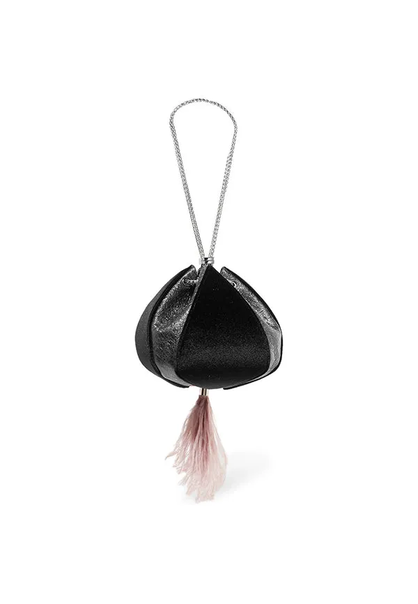 Cindy Feather Black Velvet