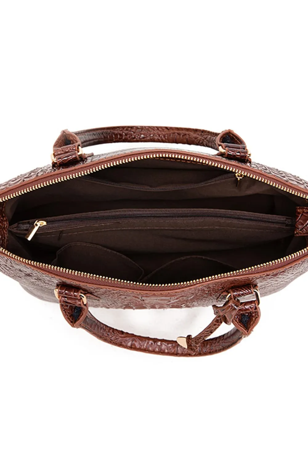 Clare’s Crocodile Embossed Tote
