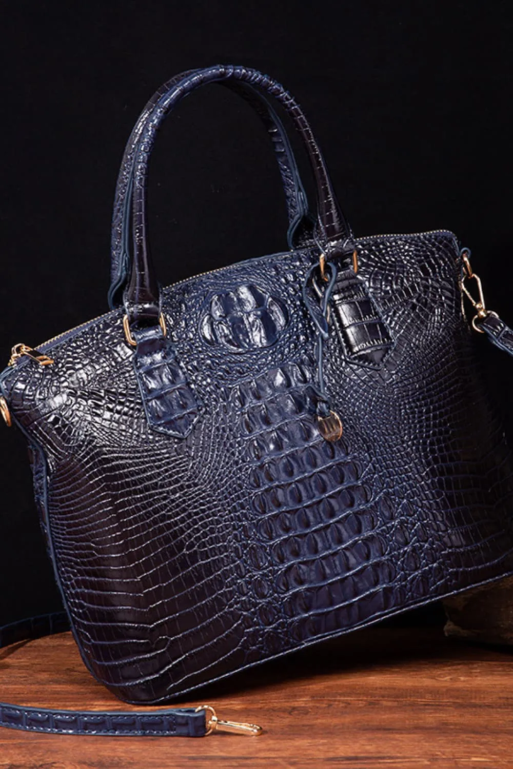 Clare’s Crocodile Embossed Tote