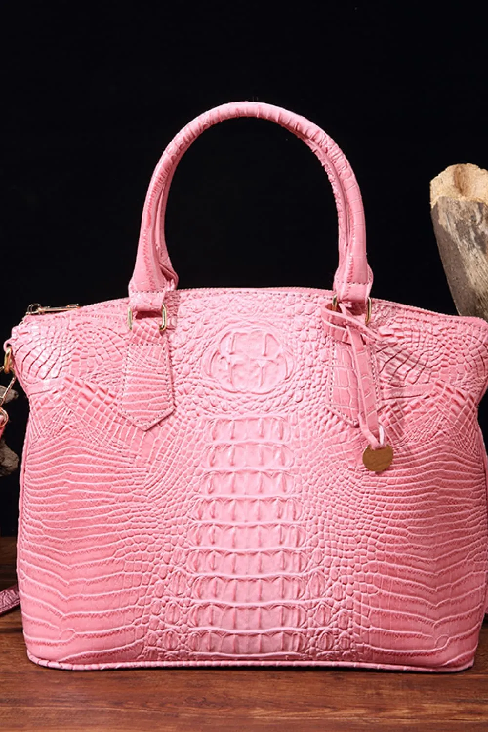 Clare’s Crocodile Embossed Tote