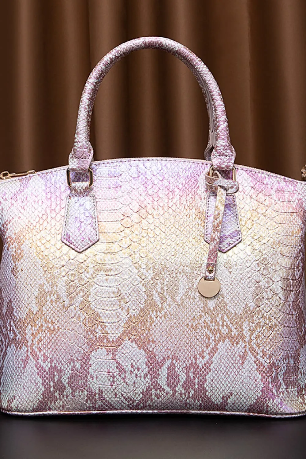 Clare’s Crocodile Embossed Tote