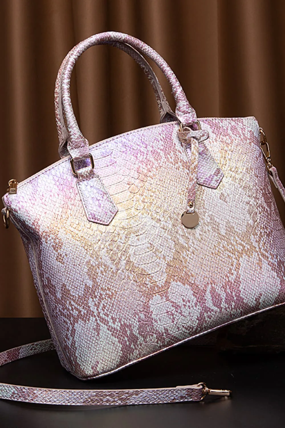 Clare’s Crocodile Embossed Tote