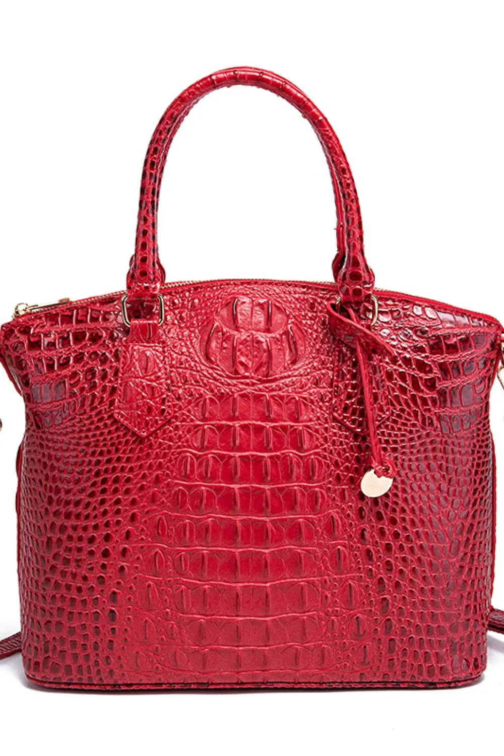Clare’s Crocodile Embossed Tote
