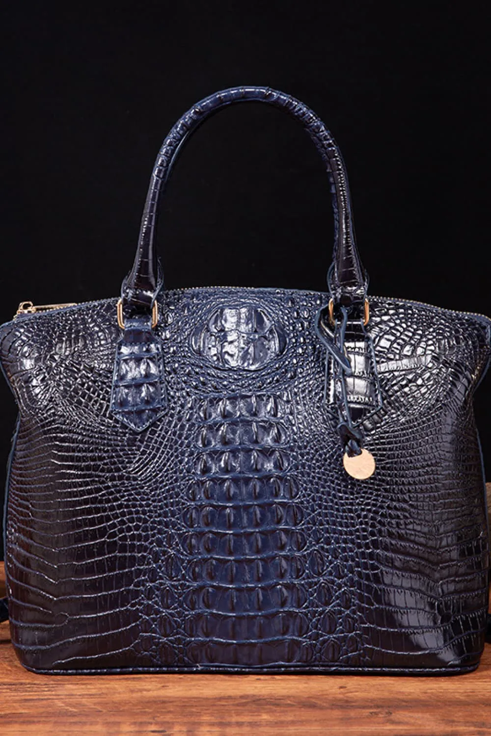 Clare’s Crocodile Embossed Tote