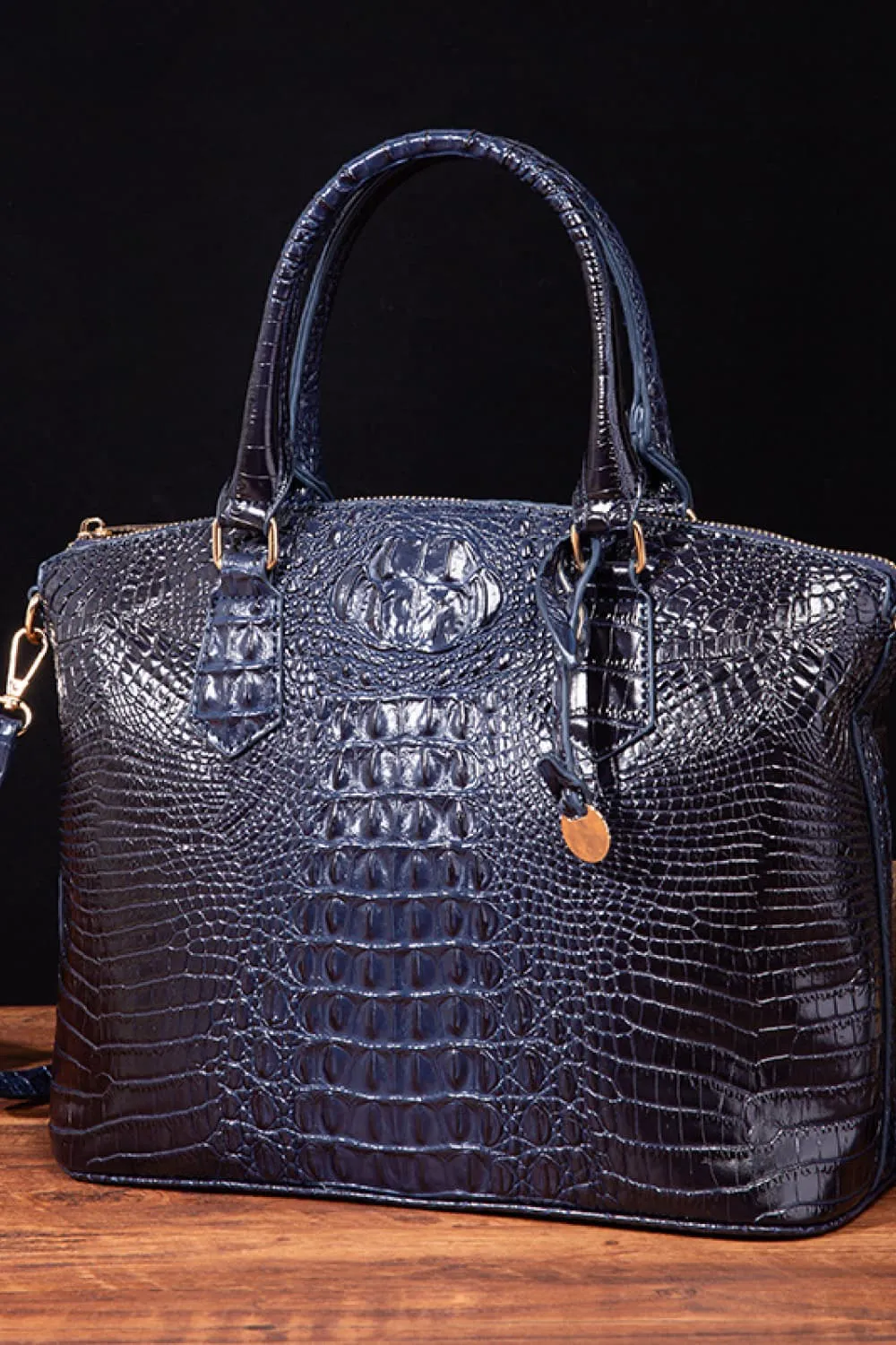 Clare’s Crocodile Embossed Tote