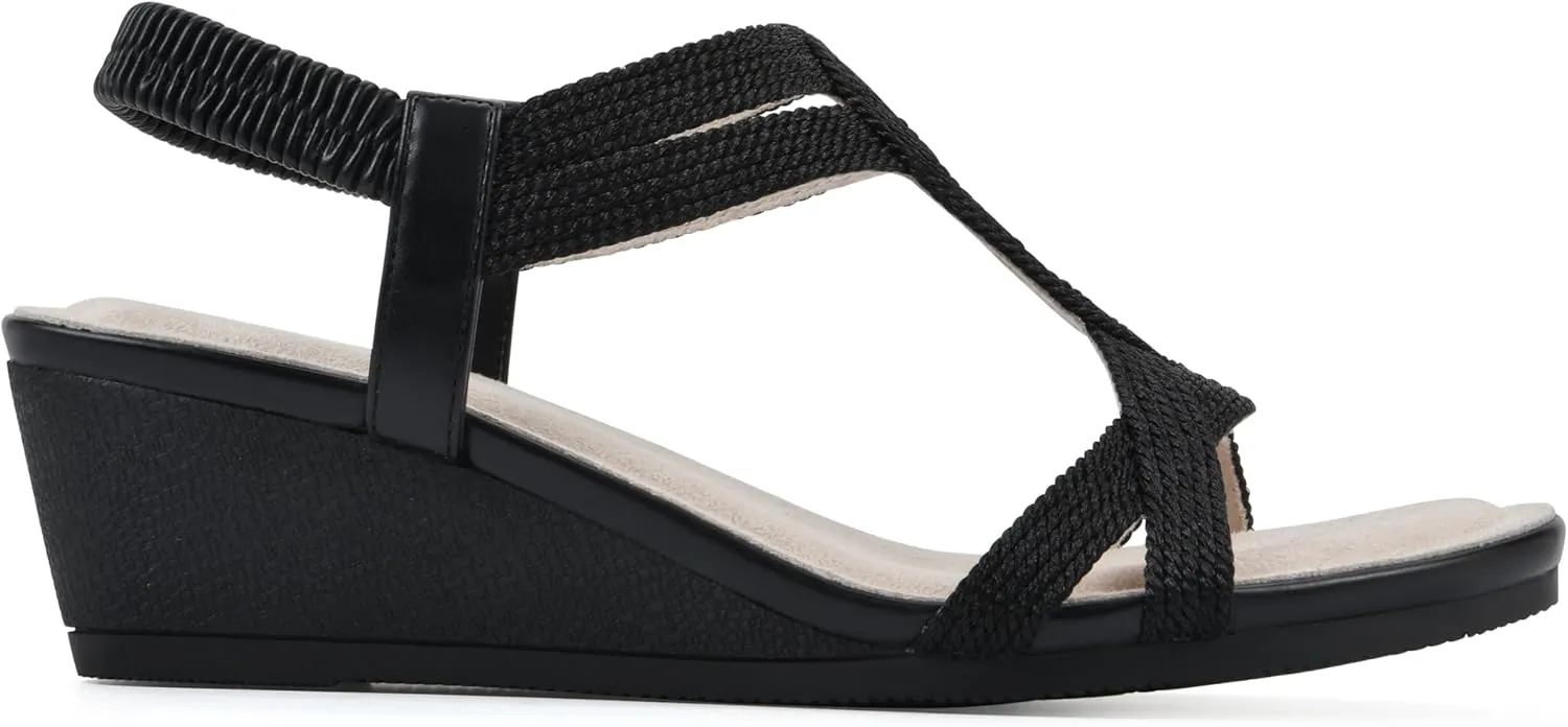 CLIFFS BY WHITE MOUNTAIN Women's Candelle Wedge Sandal