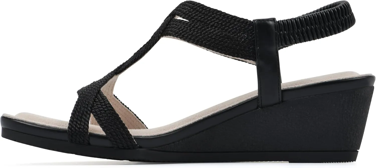 CLIFFS BY WHITE MOUNTAIN Women's Candelle Wedge Sandal