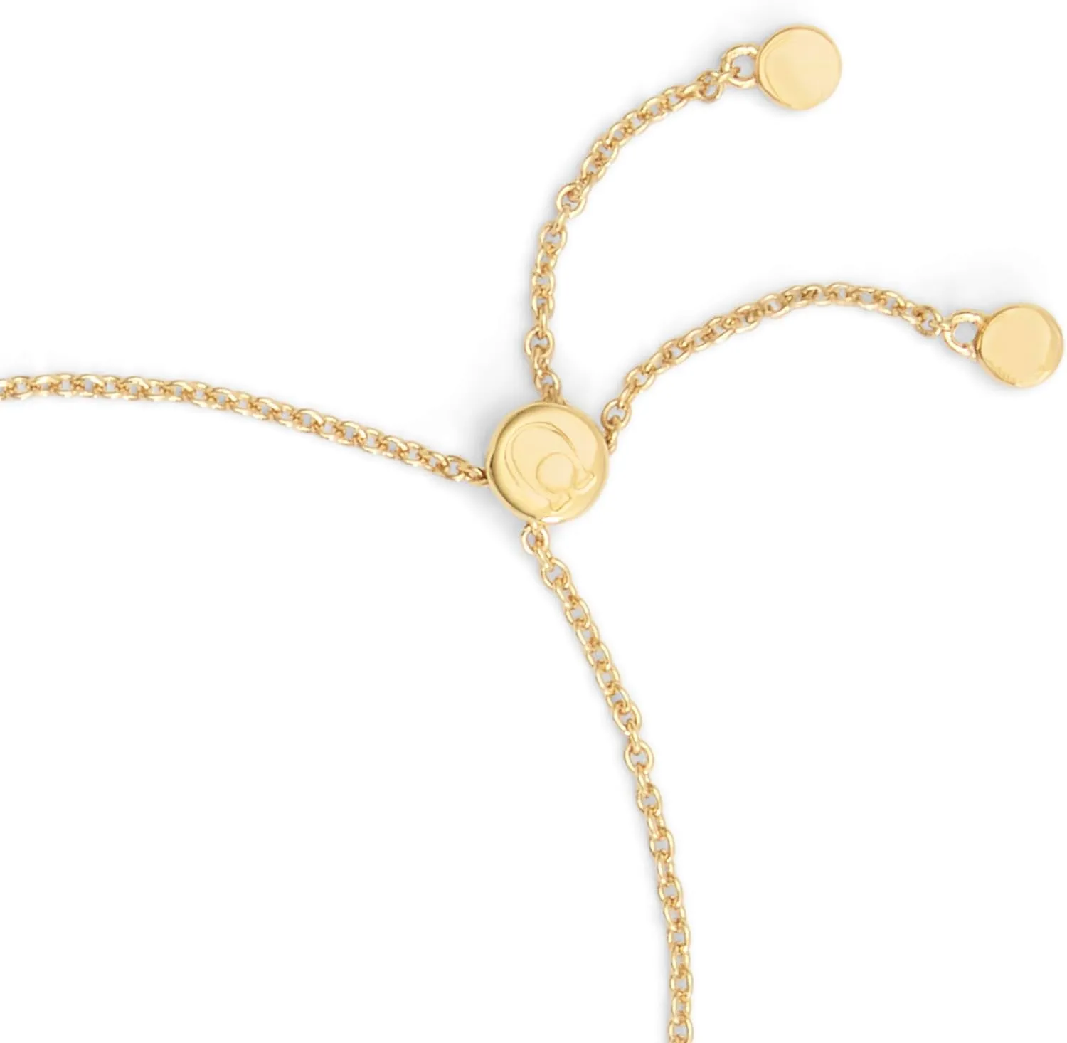 Coach Women's Signature Mother of Pearl Coin Slider Bracelet