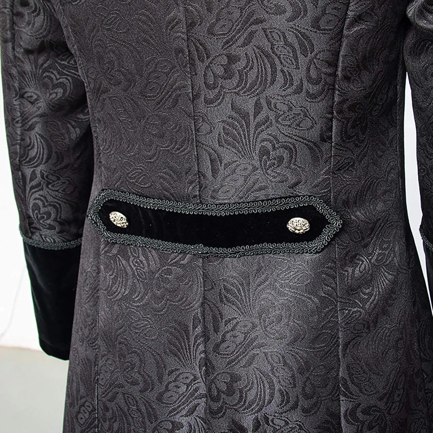 Coats for Mens Winter Fall Turtle Neck Long Medieval Goth Peasant Steampunk Jacket Trench Coat Man 2025 Y2K