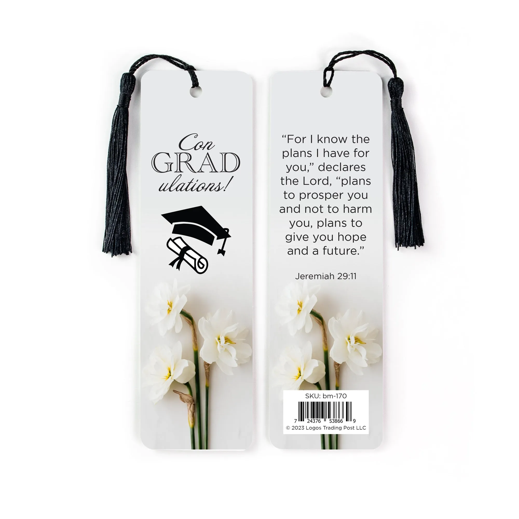 ConGRADulations Tasseled Bookmark – Jeremiah 29:11 Female