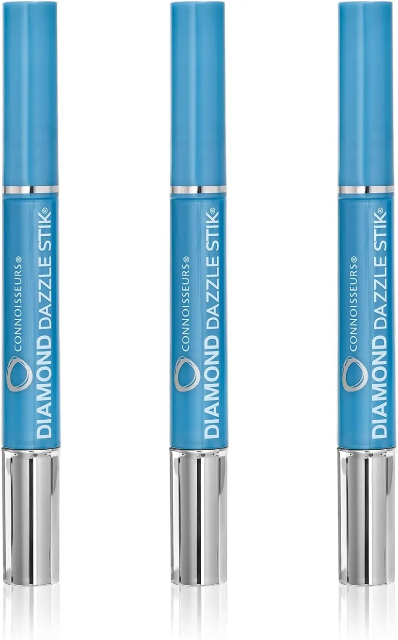 CONNOISSEURS Diamond Dazzle Stik - Portable Diamond Cleaner for Rings and Other Jewelry - Bring Out The Sparkle in Your Diamonds and Precious Stones