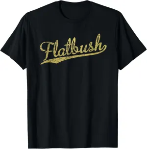 Cool Retro Vintage Flatbush NY T-Shirt