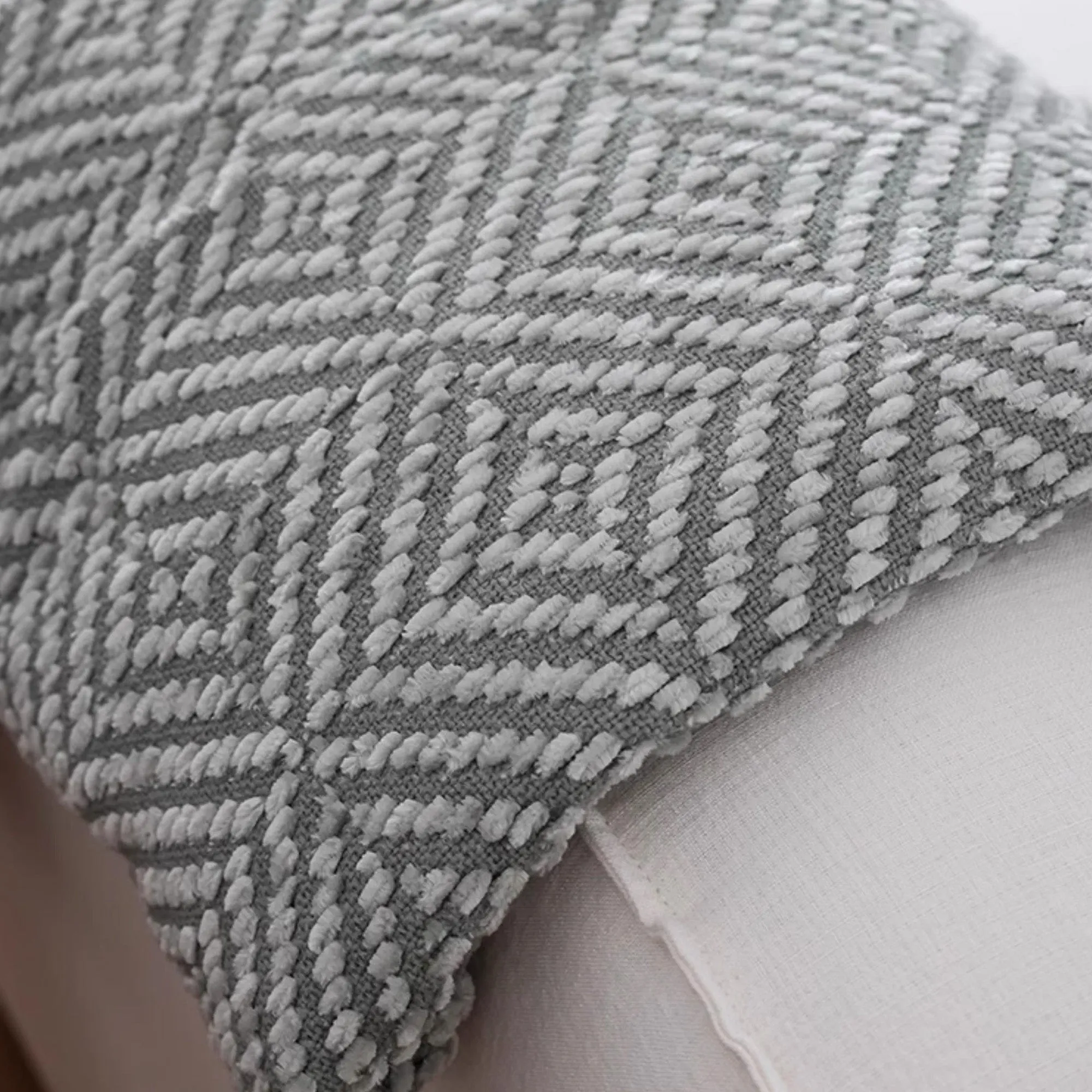 Cozy Chenille Diamond Texture Throw Blanket