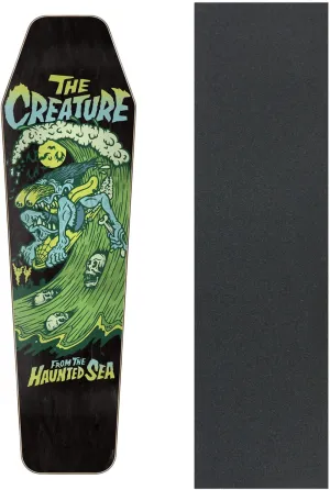 Creature Skateboard Deck Haunted Sea 8.47" x 28.8" with Grip
