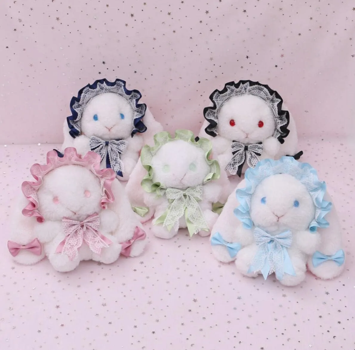 Cute Plush Bunny Bag Rabbit Purse Wallet Shoulder Bag with Pearl Chain Cosplay for Women