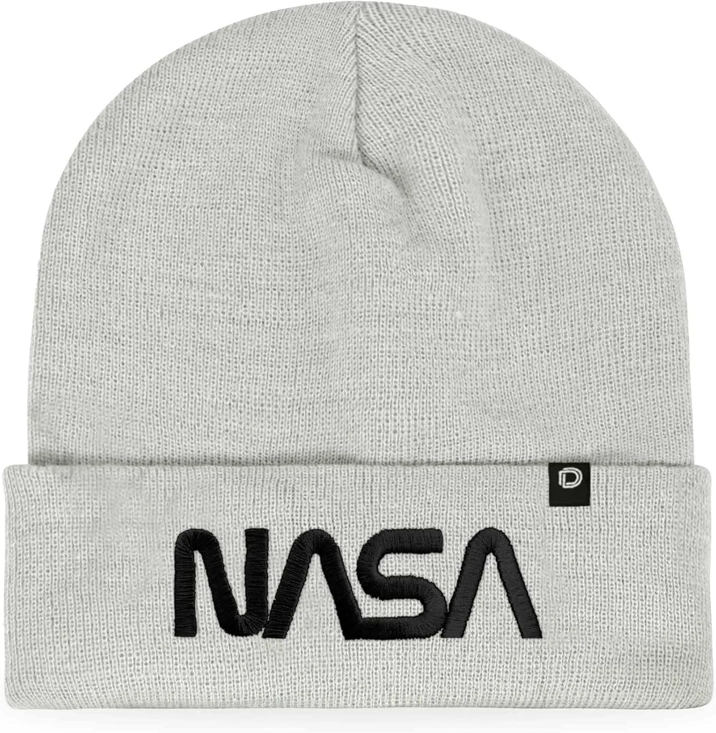 DALIX Embroidered NASA Worm Logo Beanie