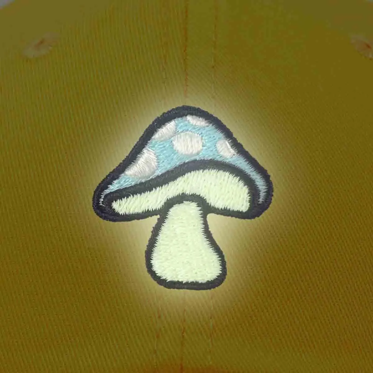 DALIX Mushroom Embroidered Glow in The Dark Hat Dad Hat Cotton Baseball Cap