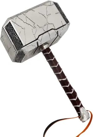 damdos Halloween Costume Cosplay 44cm Hammer,PU Foam Made Cosplay Hammers Prop Collector Birthdays Gifts(Crack)