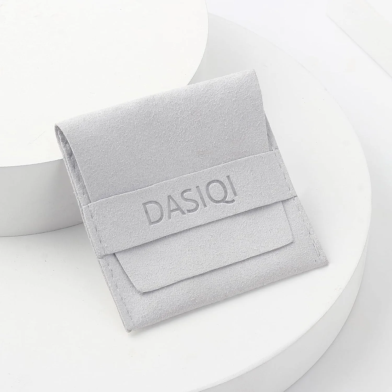 DASIQI Necklaces for Women Double D Letters Freshwater Pearl Splicing OT Toggle Clasps 15" Flat Chain