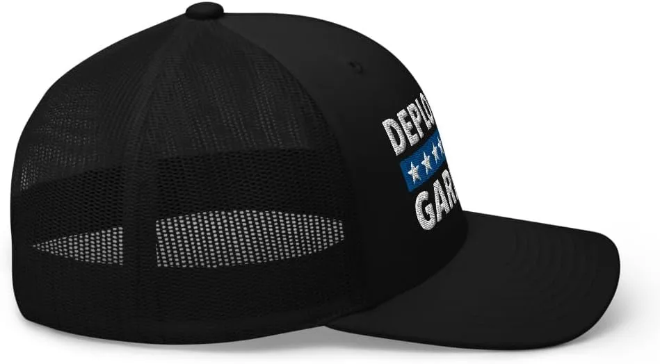 Deplorable Garbage Hat (Embroidered Trucker Cap)
