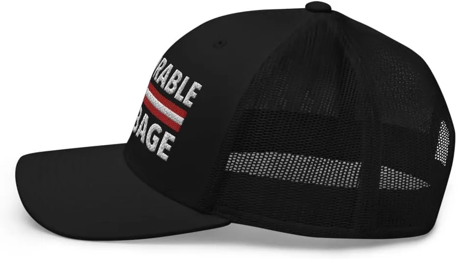 Deplorable Garbage Hat (Embroidered Trucker Cap)