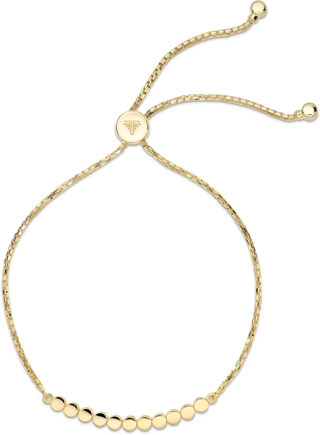 DEVATA 14K Solid Gold Clover/Heart/Butterfly/Cable Link/Round Women Chain Bracelet