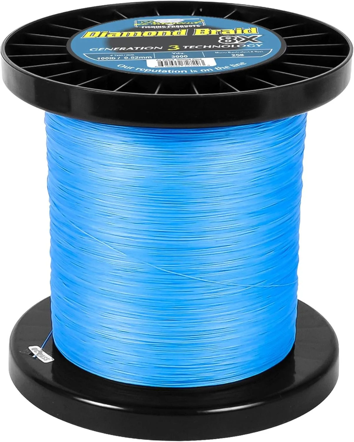 Diamond 72728 Diamond Braid Generation III 8X 3000yds 80#Blue