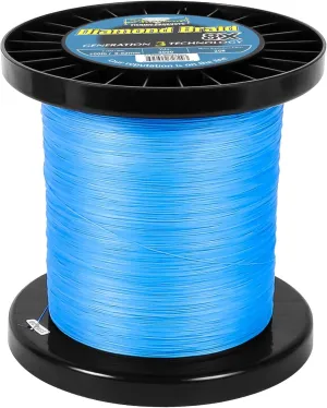 Diamond 72728 Diamond Braid Generation III 8X 3000yds 80#Blue