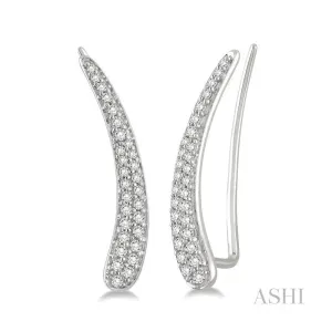 Diamond Fashion Ear Climbers