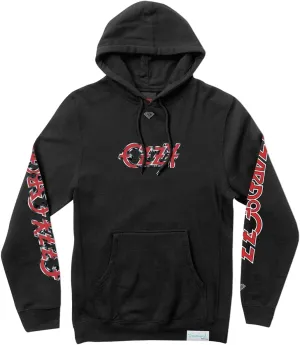Diamond Supply Co. X Ozzy Hoody Blizzard of Ozz Pullover Black