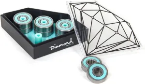 DIAMOND SUPPLY SKATEBOARD BEARINGS SMOKE RINGS Set of 8