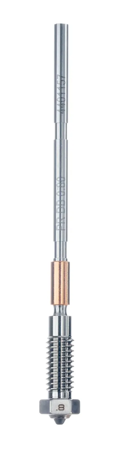 Diamondback Nozzles – Prusa Nextruder Compatible – Polycrystalline Solid Diamond Tip 3D Printer Nozzles, Improved Extrusion, Any Filament, Long Life, Wear Resistant, USA Made (0.8mm)