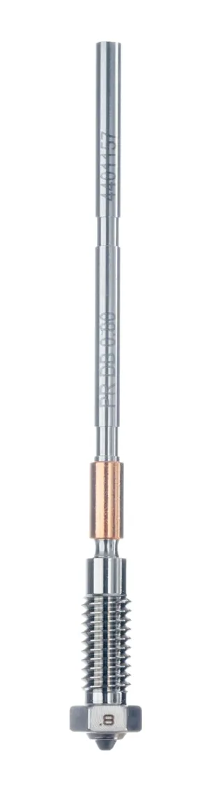 Diamondback Nozzles – Prusa Nextruder Compatible – Polycrystalline Solid Diamond Tip 3D Printer Nozzles, Improved Extrusion, Any Filament, Long Life, Wear Resistant, USA Made (0.8mm)