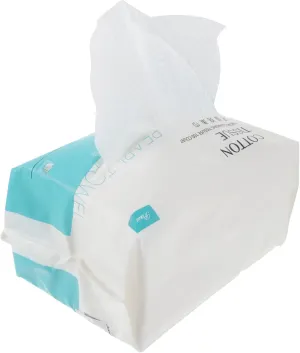 Didiseaon 1 Pack Make up Remover Wipes for Face Washcloth Facial Towelettes Single Use Face Towel Disposable Facial Towel Thick Cleansing Wet Dry 100 Sheets